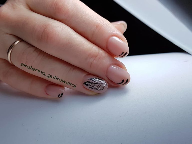 Ультрамодный нюдовый маникюр: 70 идей «голого» дизайна ногтей