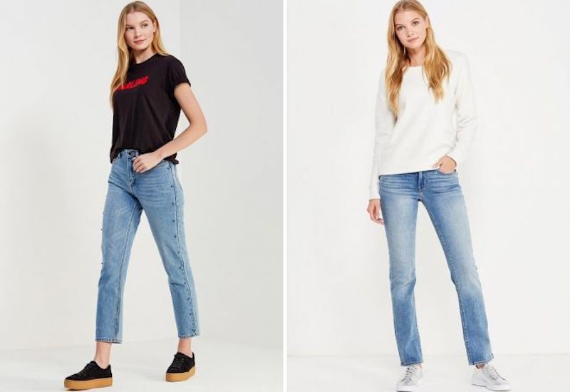 Какой длины должны быть прямые джинсы. Прямые джинсы женские. Укороченные джинсы. Укороченные джинсы женские прямые классические. Джинсы прямого кроя женские.