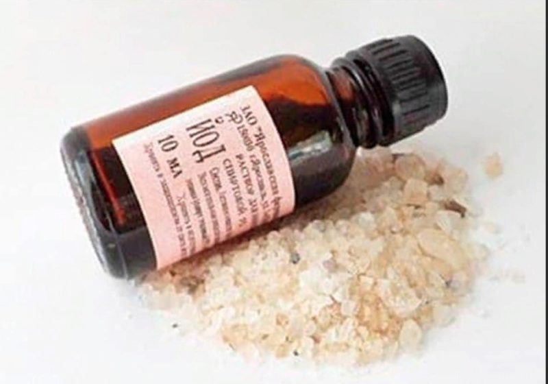 соль и йод ингредиенты для ванночек для ног