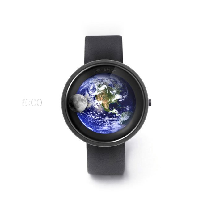 Earth and moon watch: солнечно-лунные часы Александра Сорокина