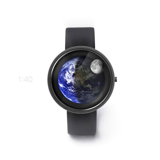 Earth and moon watch: солнечно-лунные часы Александра Сорокина
