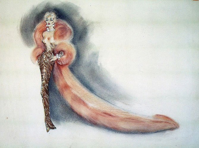 Марлен Дитрих и её «иллюзорные платья»