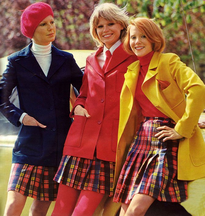 Мода и причёски 1970-х годов