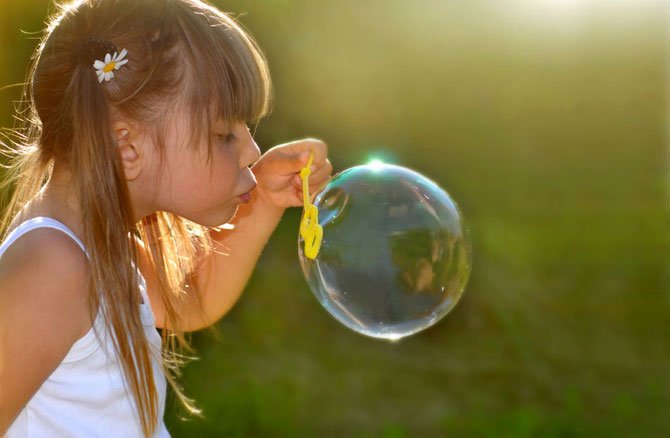 Мыльные пузыри - радость детства