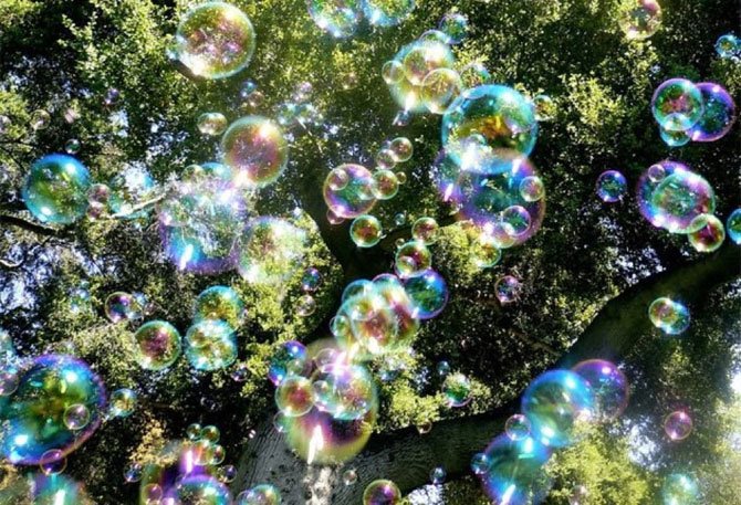 Мыльные пузыри - радость детства