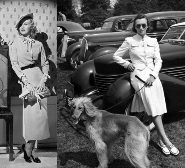Одежда и аксессуары в стиле 30-х годов
